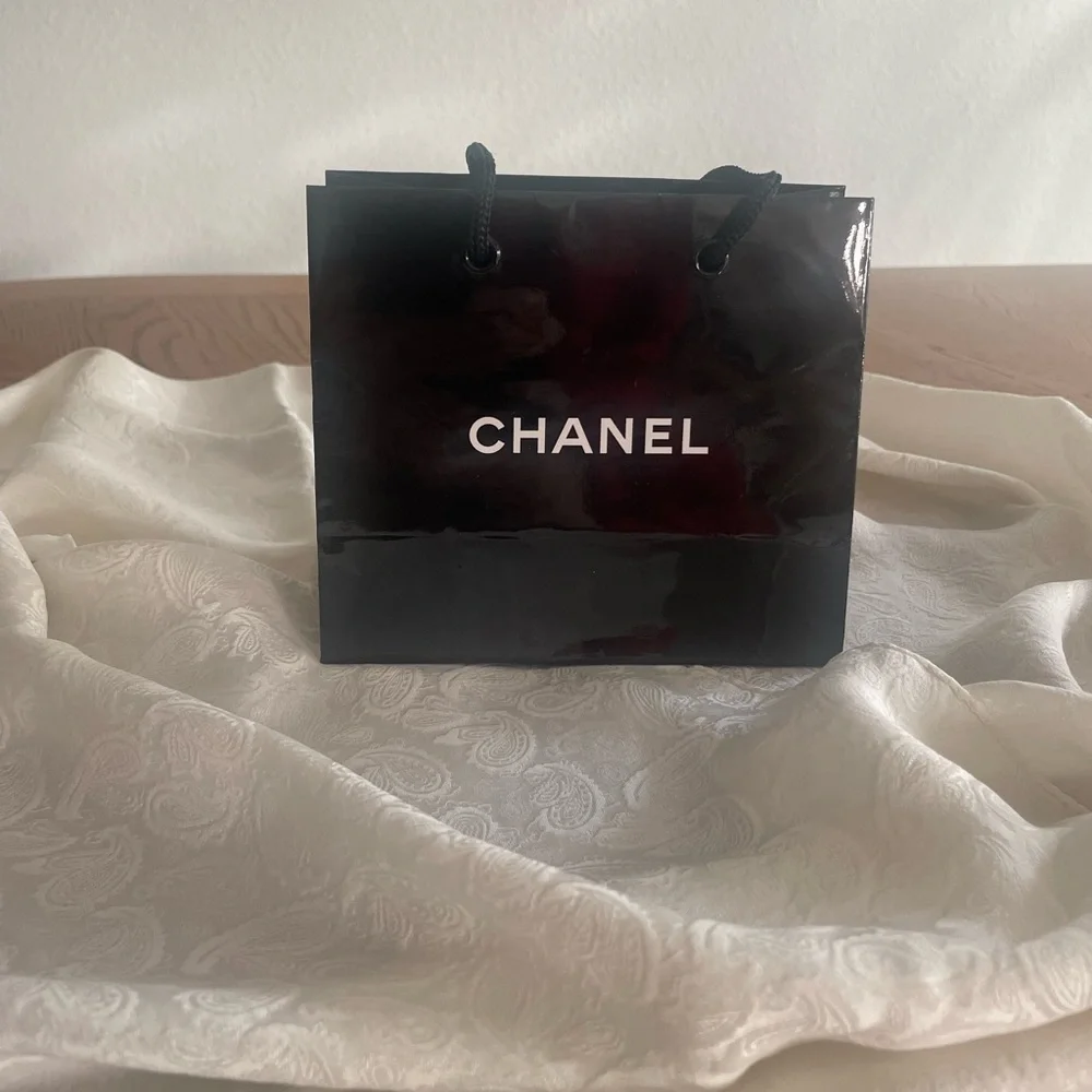 Chanel Small Black Gift Bag